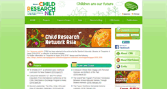 Desktop Screenshot of childresearch.net